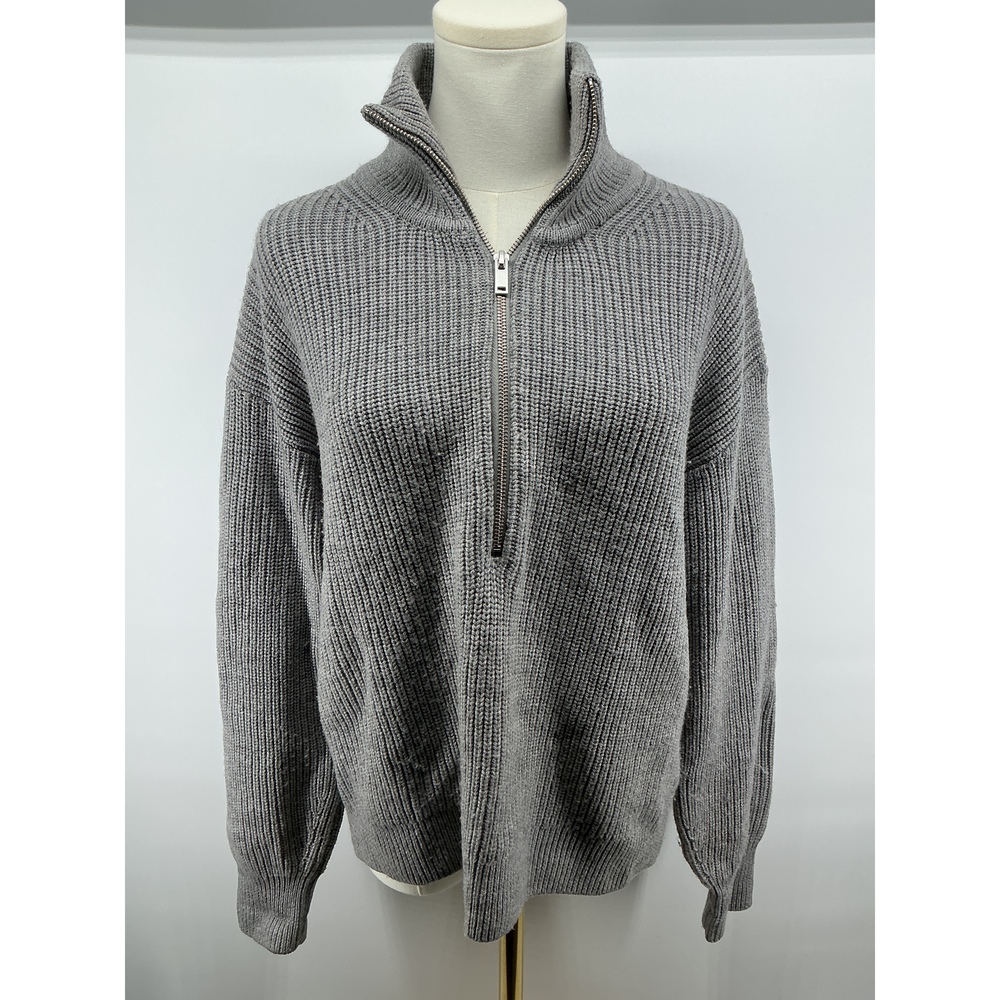 Australian Merino Wool Half Zip Sweater